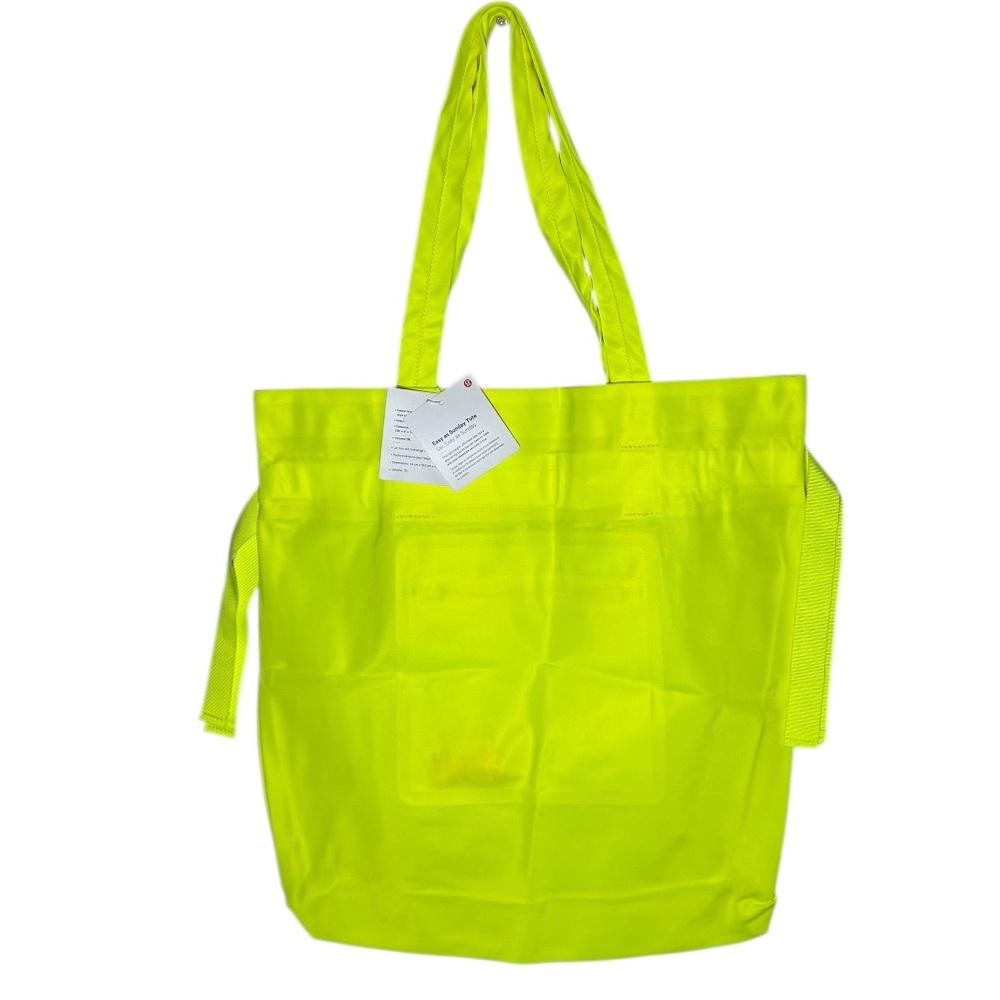 NWT RARE!!! LULULEMON Easy As Sunday Highlight Yellow 19L Tote Bag - Picture 8 of 10